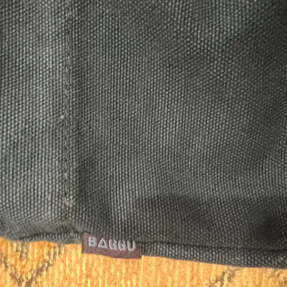 BAGGU Dark Blue Canvas Tote - Picture 3 of 5